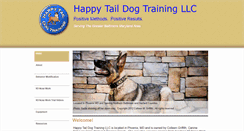 Desktop Screenshot of happytaildogtraining.com